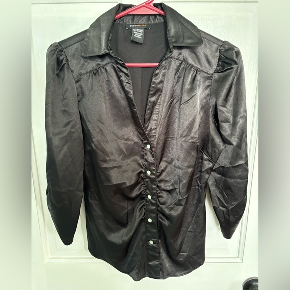 EUC Silky Snap Button Shirt - Picture 1 of 8